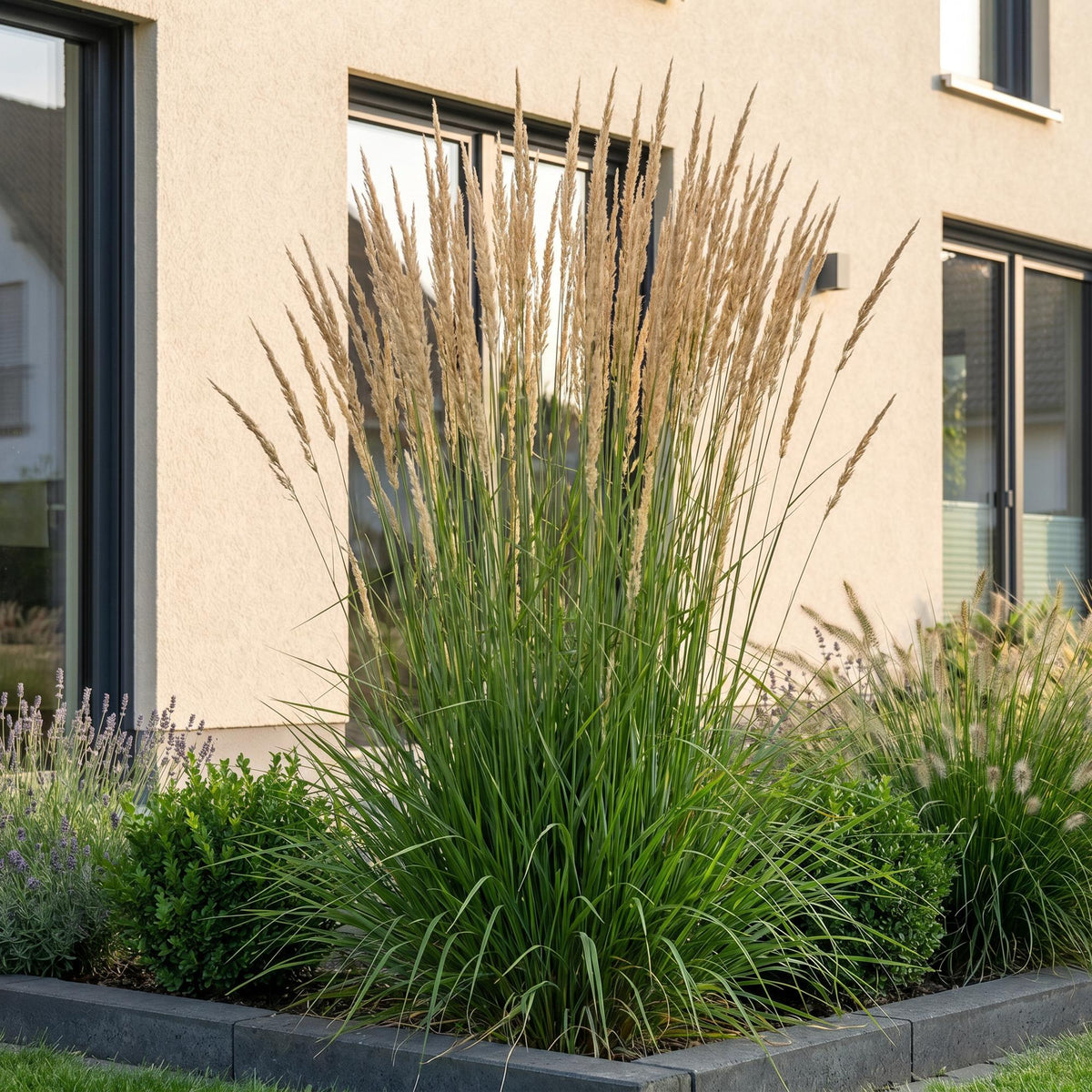 Reitgras 'Karl Foerster' – Calamagrostis 'Karl Foerster' – 6 Pflanzen – Topf Ø11cm – Staude für Garten & Balkon