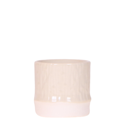 Kolibri Home | Bamboo Übertopf - Travertine - Ø6cm 