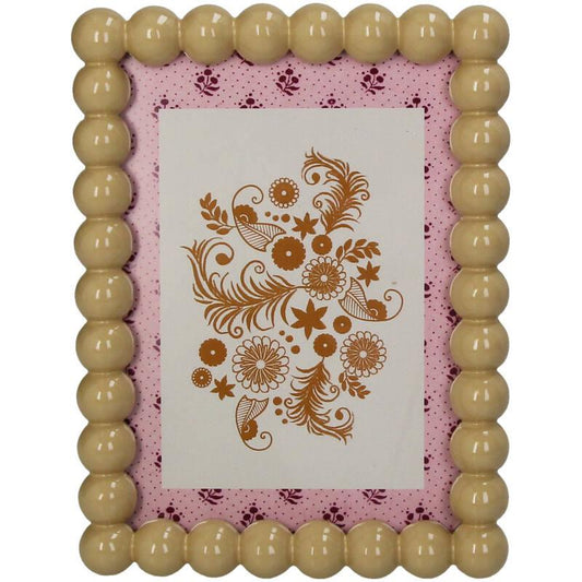 Fotorahmen Polyresin Beige – Bilderrahmen 13x18cm – Moderner Rahmen für stilvolle Fotopräsentation 