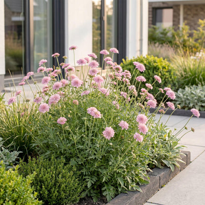 Skabiose 'Pink Mist' – Scabiosa columbaria 'Pink Mist' – 3 Pflanzen – Topf Ø11cm – Bienenfreundliche Staude für Garten & Balkon