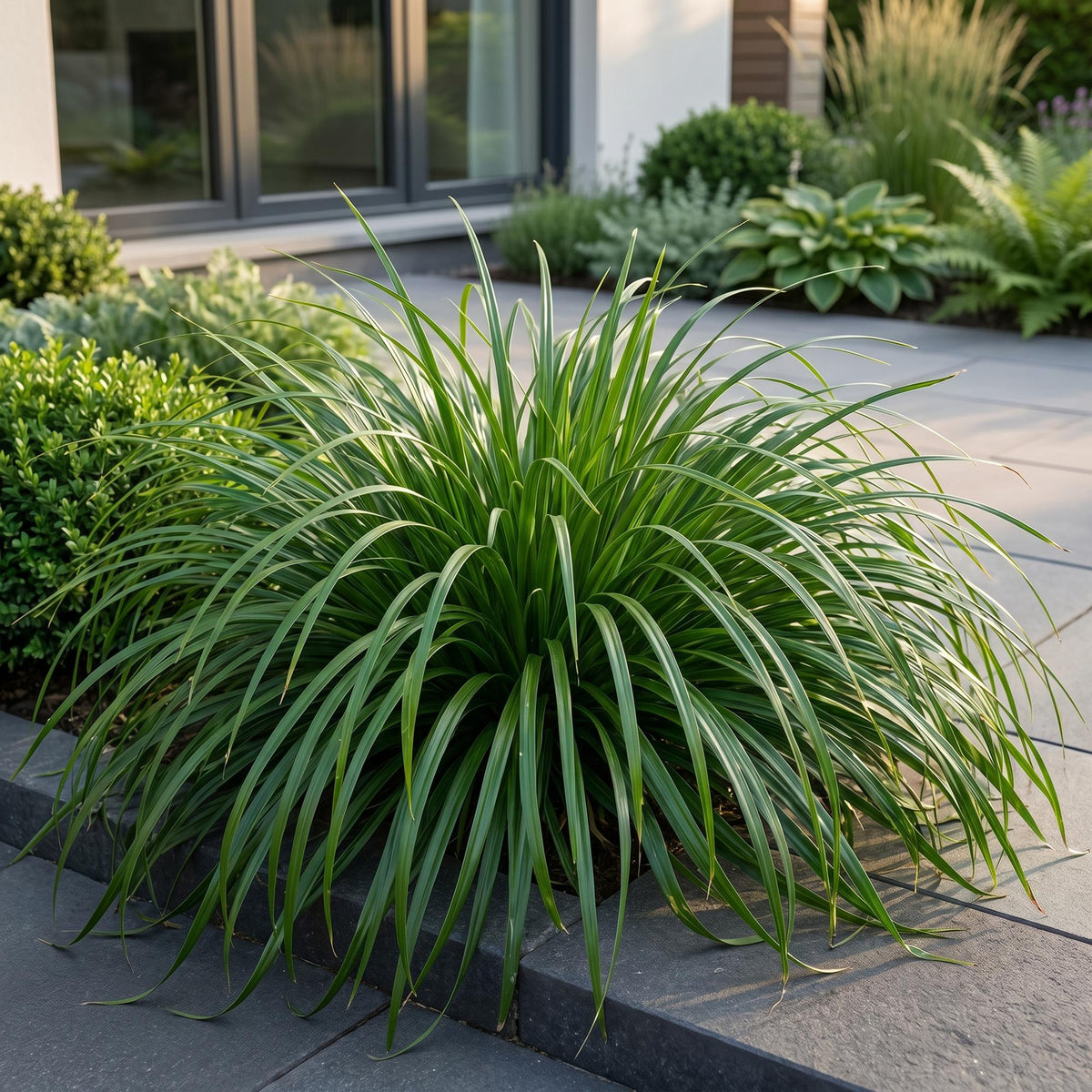 Segge 'Evergreen' – Carex oshimensis 'Evergreen' – 6 Pflanzen – Topf Ø11cm – Staude für Garten & Balkon