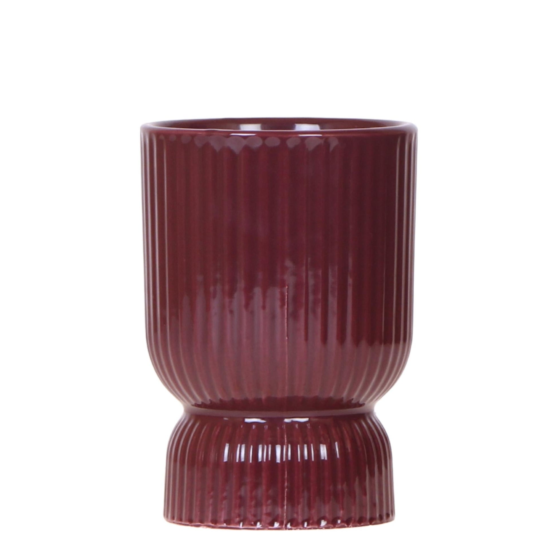 Kolibri Home | Diabolo-Ziertopf | Ø9cm - Burgundy 