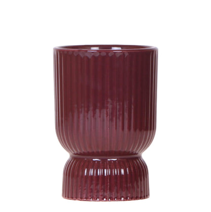 Kolibri Home | Diabolo-Ziertopf | Ø9cm - Burgundy 