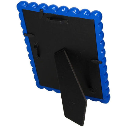 Bilderrahmen Perlen Polyresin – Blau – Eleganter Fotorahmen für Fotos 3x18cm – Stilvolle Deko 
