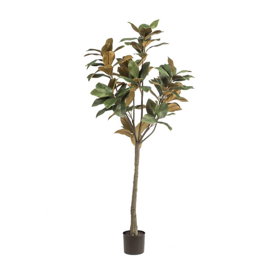 Magnolia Denudata – 150 cm Kunstbaum – Künstliche Magnolie Weiß – Pflegeleichte Deko für Zuhause & Büro