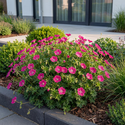 Storchschnabel 'Max Frei' – Geranium sanguineum 'Max Frei' – 3 Pflanzen – Topf Ø11cm – Bienenfreundliche Staude für Garten & Balkon