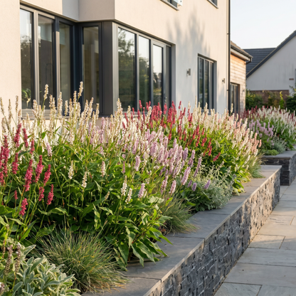 Knöterich 'Tricolour' – Persicaria 'Tricolour' – 6 Pflanzen – Topf Ø11cm – Bienenfreundliche Staude für Garten & Balkon