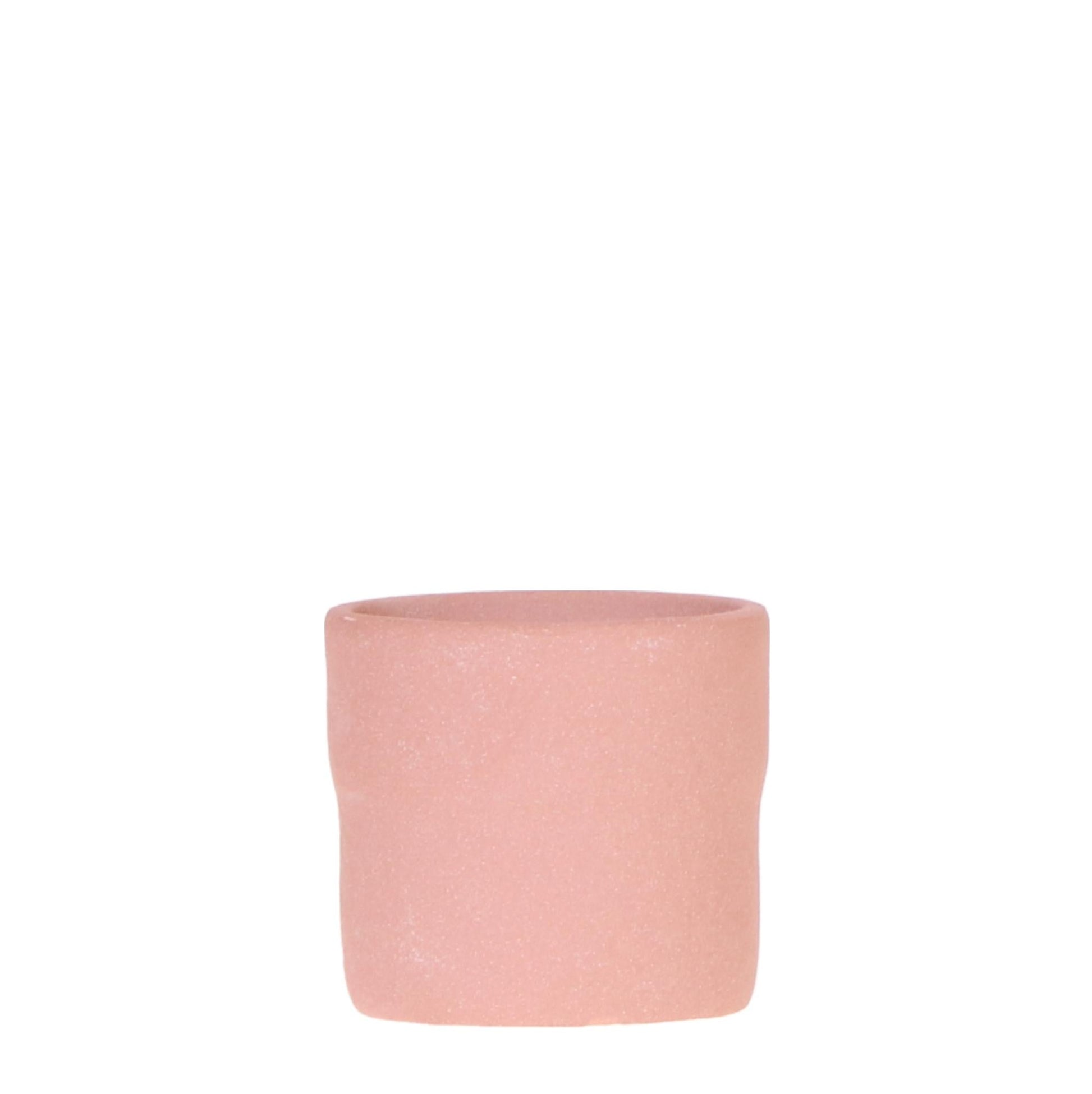 Rustic Zierpflanztopf Burned Orange – Ø6cm – Kleiner Pflanztopf im warmen Orange – Minimalistisches Design mit organischen Formen – Für Innenräume & natürliche Wohnakzente 