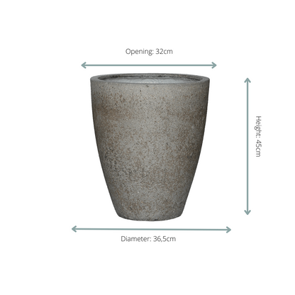 Pot Ben M Dioret Grey - D37 x H45 