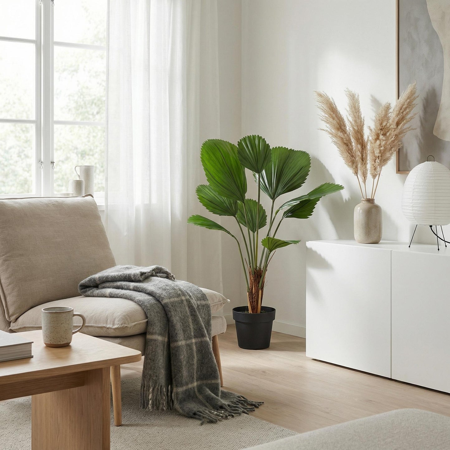 ARTIFICIAL Licuala Grandis - 104cm 