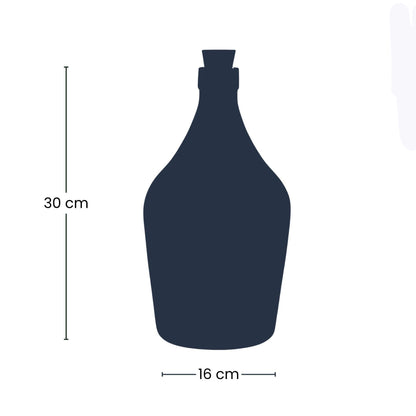 Love in a Bottle - DIY Open Planten terrarium - Ø 16 cm ↑ 30 cm 