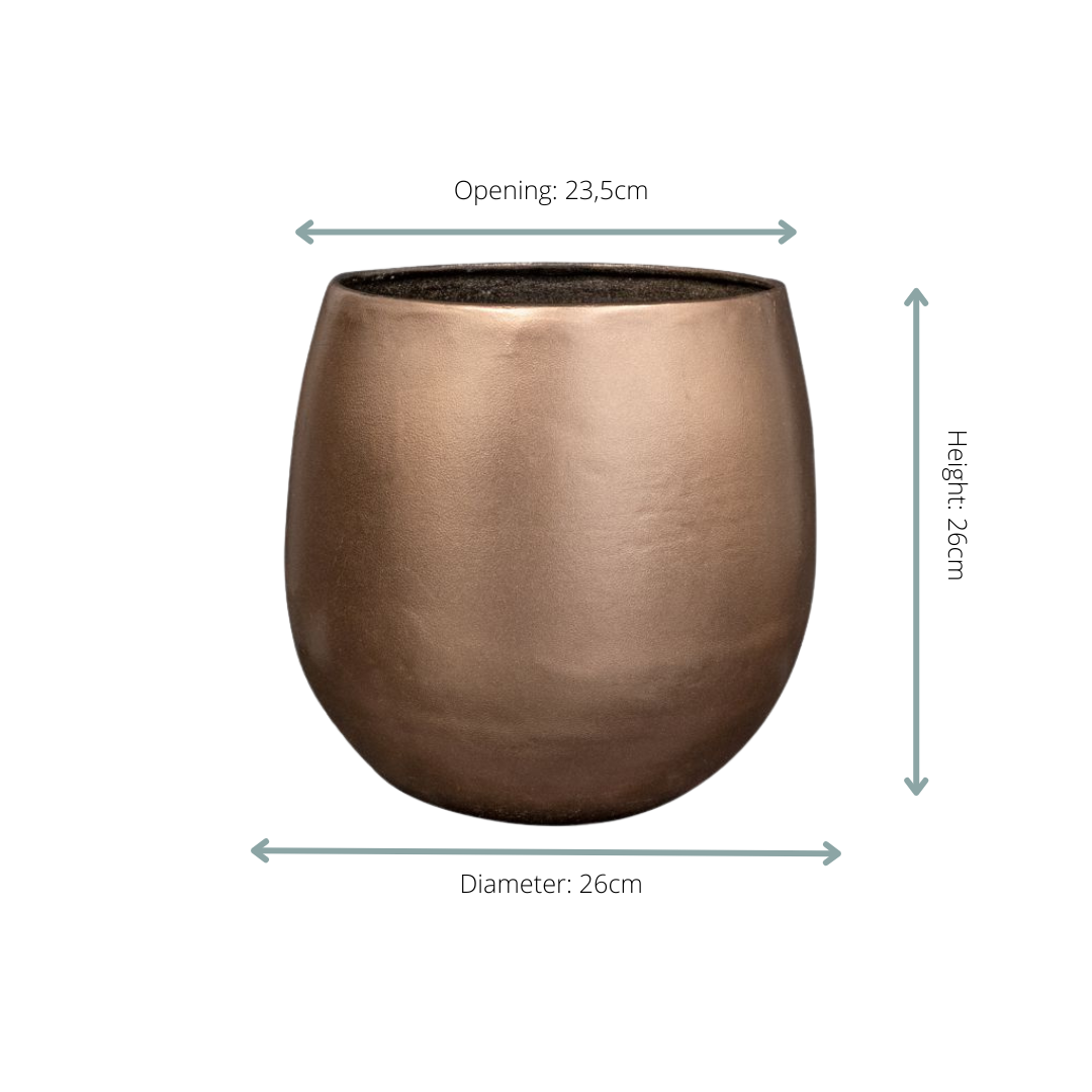 Pot Stijn goud - D26 x H26 