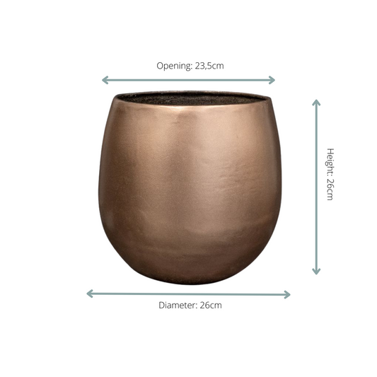 Pot Stijn goud - D26 x H26 