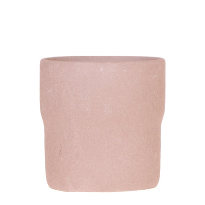 Rustic Zierpflanztopf Sand – Ø9cm – Kleiner Blumentopf in natürlichem Sandton – Organische Form im Slow Living Stil – Für Innenräume & dezente Wohnakzente 