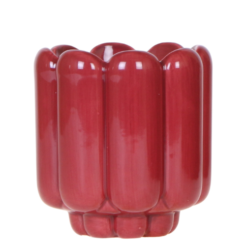 Kolibri Home | Retro Shine Übertopf - Red - Ø9cm 