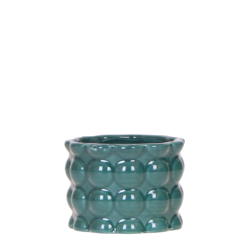 Kolibri Home | Cotton Shine Übertopf - Green - Ø6cm 