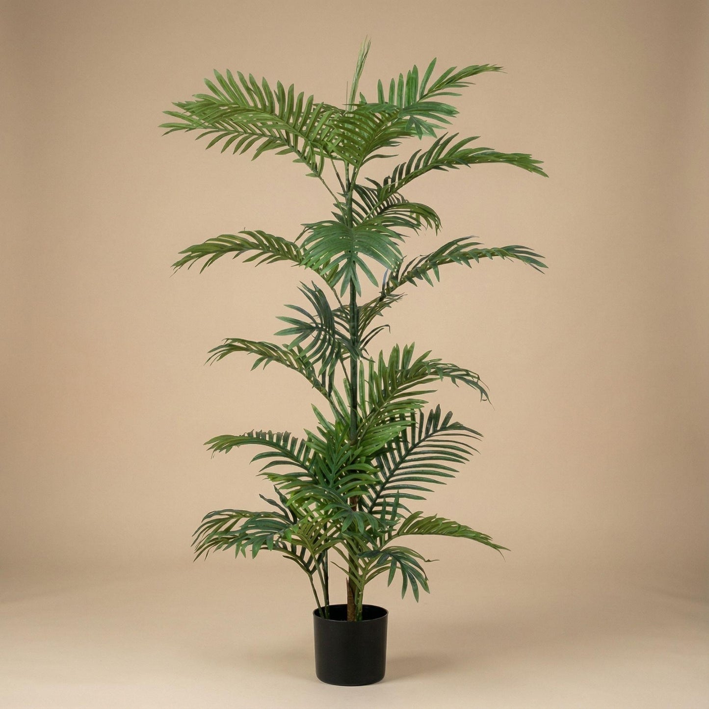 Palm Phoenix Kunstpflanze – ca.120cm – Realistische künstliche Palme – Pflegefreie Dekopflanze für Wohnzimmer Büro Gastronomie & Empfangsbereiche