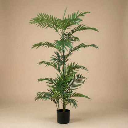 Palm Phoenix Kunstpflanze – ca.120cm – Realistische künstliche Palme – Pflegefreie Dekopflanze für Wohnzimmer Büro Gastronomie & Empfangsbereiche
