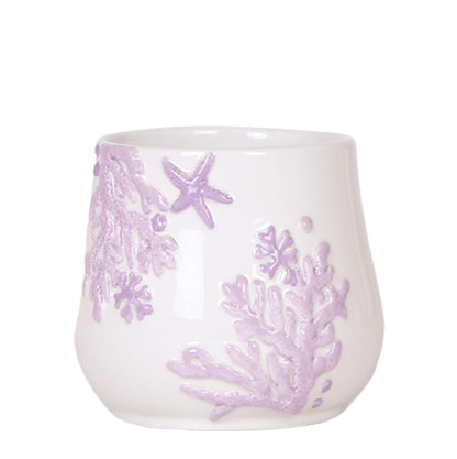 Topf Coral pink - Lilac - Ø9cm