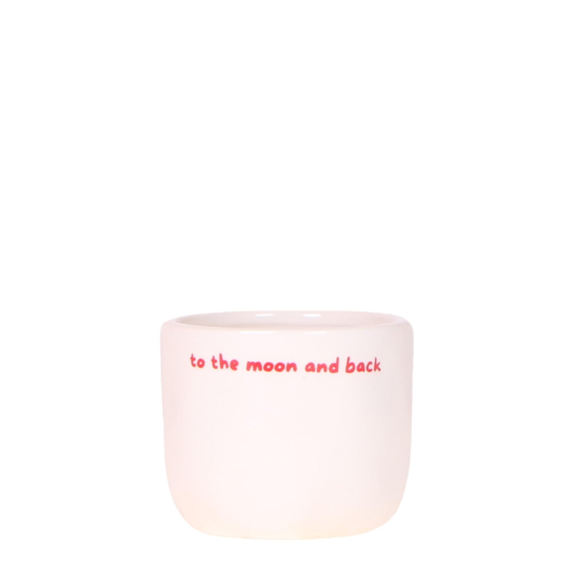 Kolibri Home | Ziertopf „To the Moon and Back“ - Ø6cm 