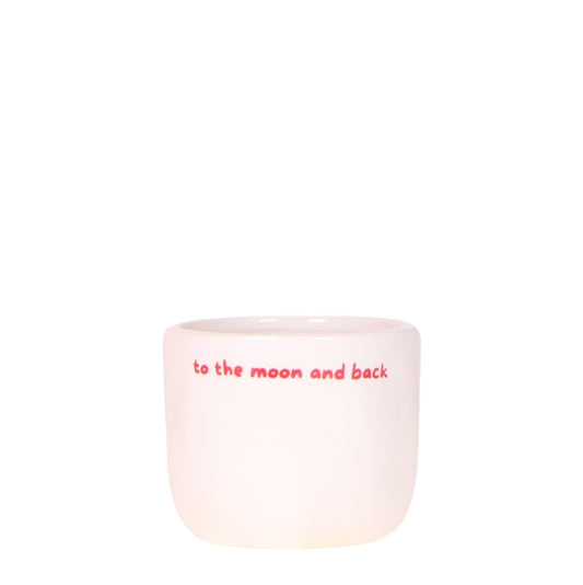 Kolibri Home | Ziertopf „To the Moon and Back“ - Ø6cm 