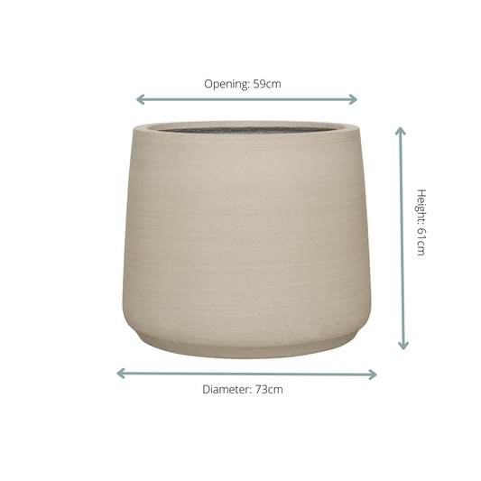 Jumbo Patt Beige Washed - D73 x H61 