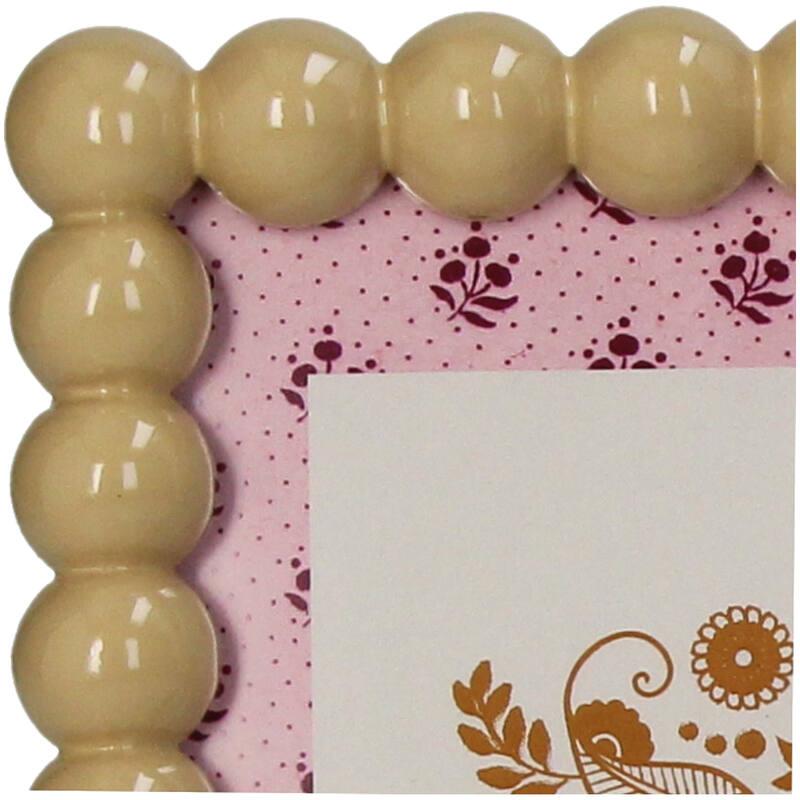 Fotorahmen Polyresin Beige – Bilderrahmen 13x18cm – Moderner Rahmen für stilvolle Fotopräsentation 