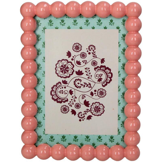 Fotorahmen Polyresin Pfirsich – Bilderrahmen 13x18cm – Moderner Rahmen für frische Fotodekoration 