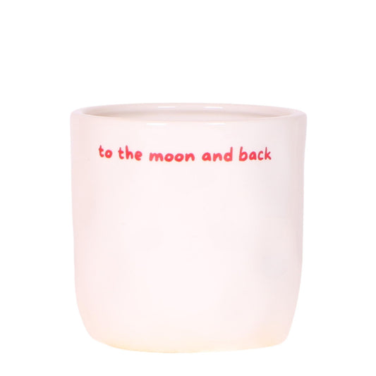 Kolibri Home | Ziertopf „To the Moon and Back“ - Ø9cm 