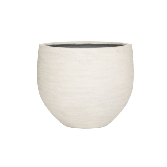 Jumbo Orb Ivory Washed - D88xH70 