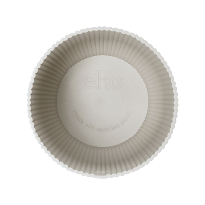 Blumentopf Vibes Fold Round – Weiß – Ø22 cm x H20 cm – Innenbereich – Moderner Pflanztopf 
