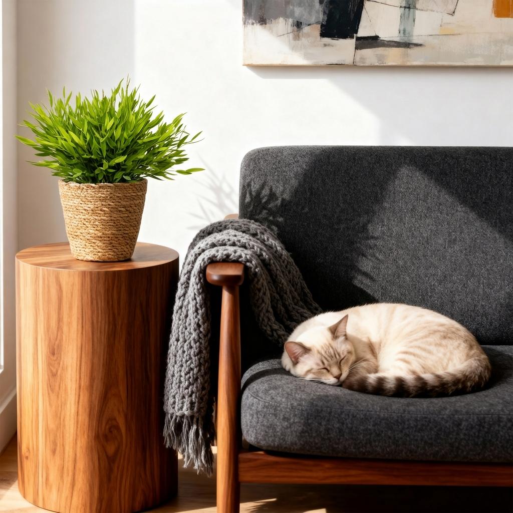 Green boutiQ - Zimmerpflanze - Bamusa Pogonatherum Monica - Bambusgras - Haustierfreundliche Pflanze - Grün - 4 Pflanzen - mit Korb - Topf 12cm - Höhe 20cm 