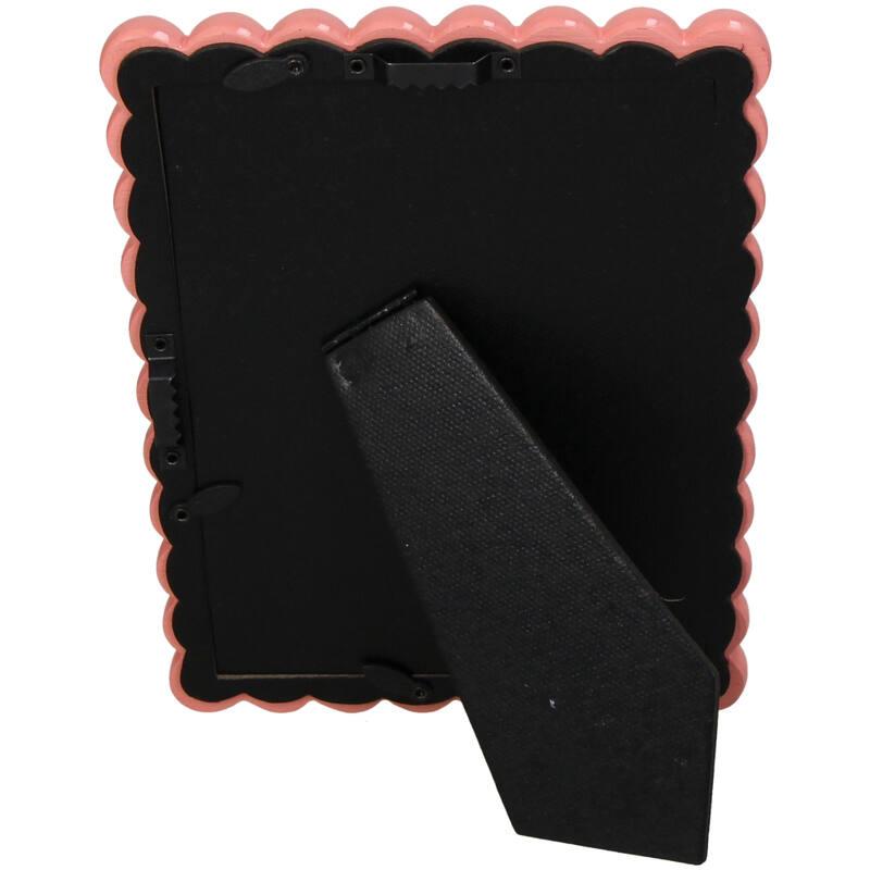 Fotorahmen Polyresin Pfirsich – Bilderrahmen 13x18cm – Moderner Rahmen für frische Fotodekoration 