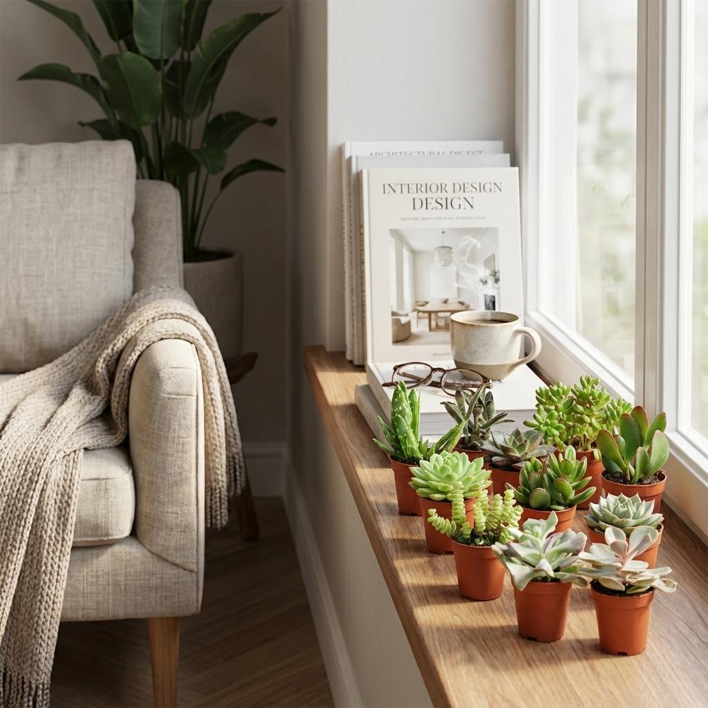 Mini Sukkulenten Mix – 18 Pflanzen – Ø5,5cm – Höhe 5–10cm – Pflegeleichte Zimmerpflanzen – Kleine Sukkulenten für Schalen Fensterbank & Deko 