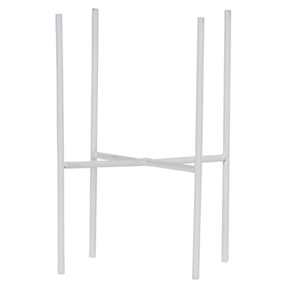 Kolibri Home | Pflanzenständer - Weißer Metall-Pflanzenständer Ø12cm 