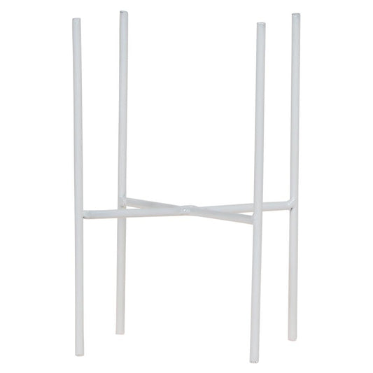 Kolibri Home | Pflanzenständer - Weißer Metall-Pflanzenständer Ø12cm 