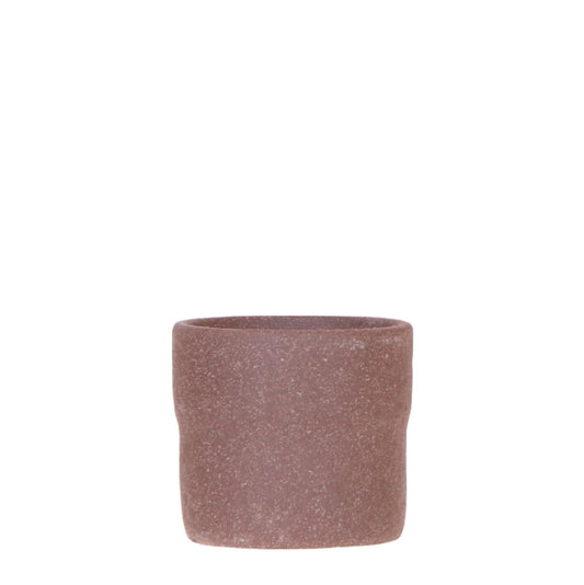 Rustic Zierpflanztopf Braun – Ø6 cm – Mini Blumentopf im Slow-Living-Stil – Pflanzgefäß für kleine Pflanzen & Sukkulenten – Natürlicher Look – Deko-Topf für Innenbereiche 