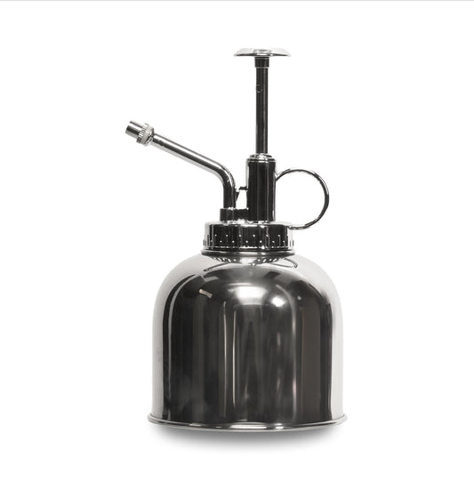 Pflanzensprüher Silber 300 ml – Edelstahl-Zimmersprüher für Pflanzen, Kräuter & Terrarien 