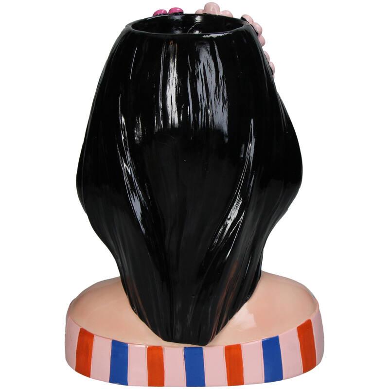 Vase Fashion Lady 'Anna' 30cm – Polyresin-Dekovase in Modedesign – Stilvolles Kunstobjekt & Wohnaccessoire für modernes Interieur 