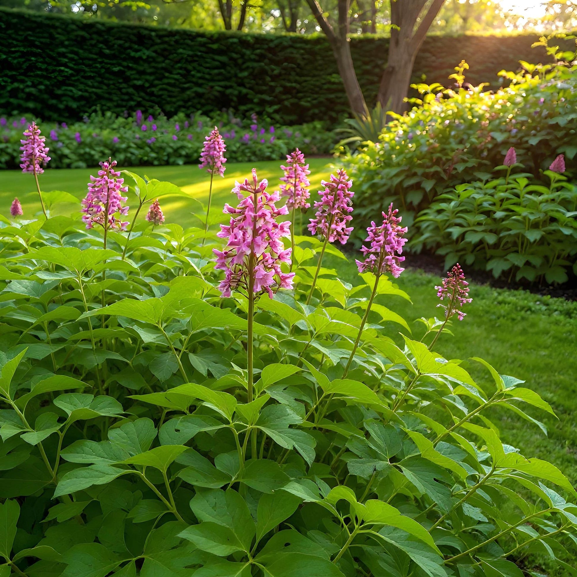 GreenboutiQ - Blumenzwiebeln - Corydalis Beth Evans - Farbe Weiß und Lila - 20 Stück - Zwiebelgröße 6/7 - XXL Pack 