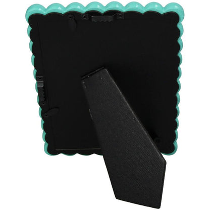 Fotorahmen – Polyresin – Türkis – 13x18cm – Moderner Bilderrahmen in frischem Design – Für Fotos, Portraits & Erinnerungen – Dekorative Tisch- & Regalaufstellung 