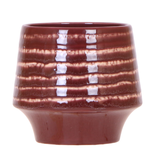 Kolibri Home | Moonstone Burgundy Übertopf - Ø12cm 