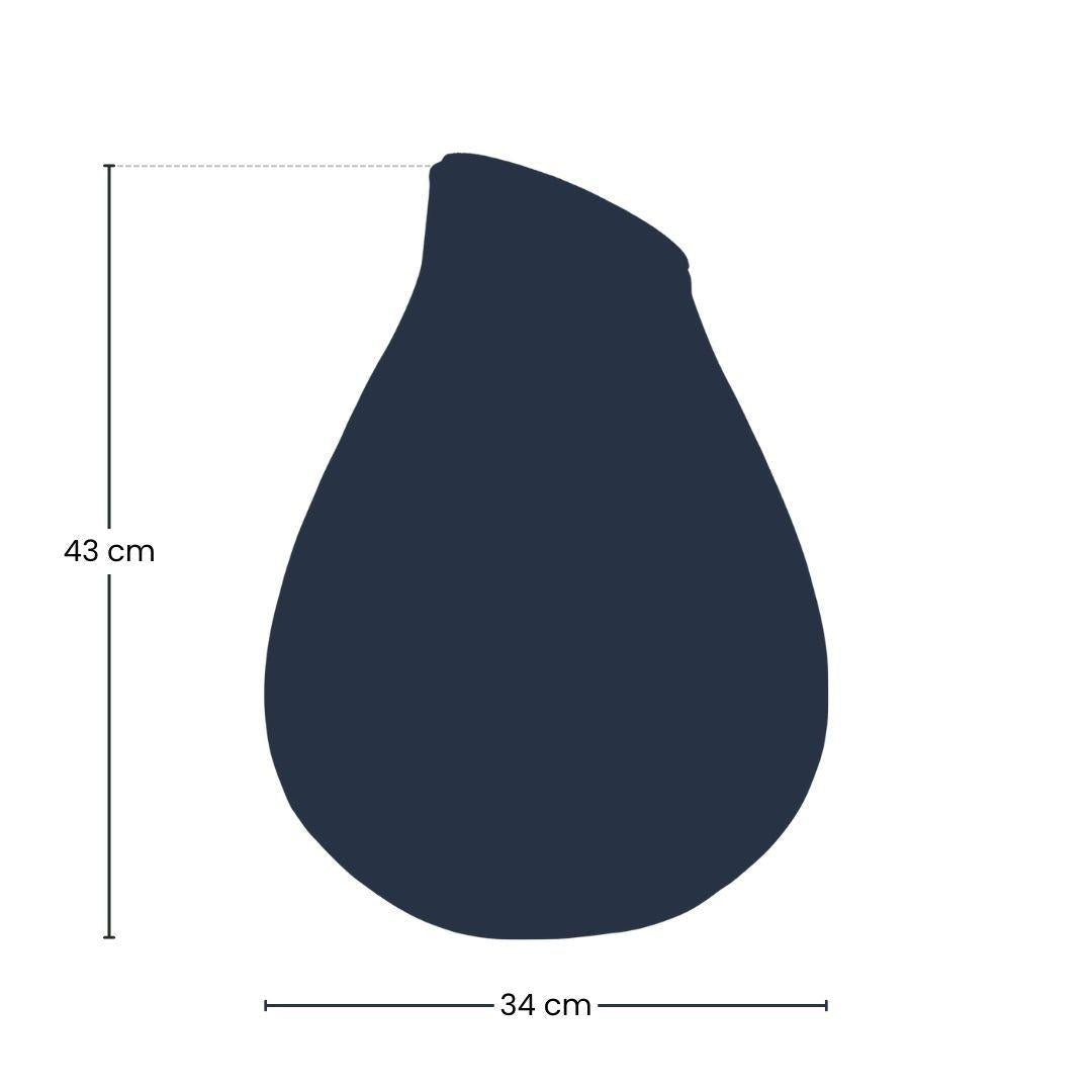 Terrarium fles met kurk - Drop XXL - Ø 34 cm ↑ 43 cm 