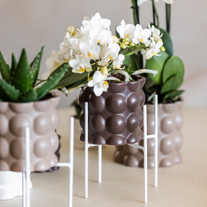 Kolibri Home | Cotton sierpot - Brown - Ø9cm 