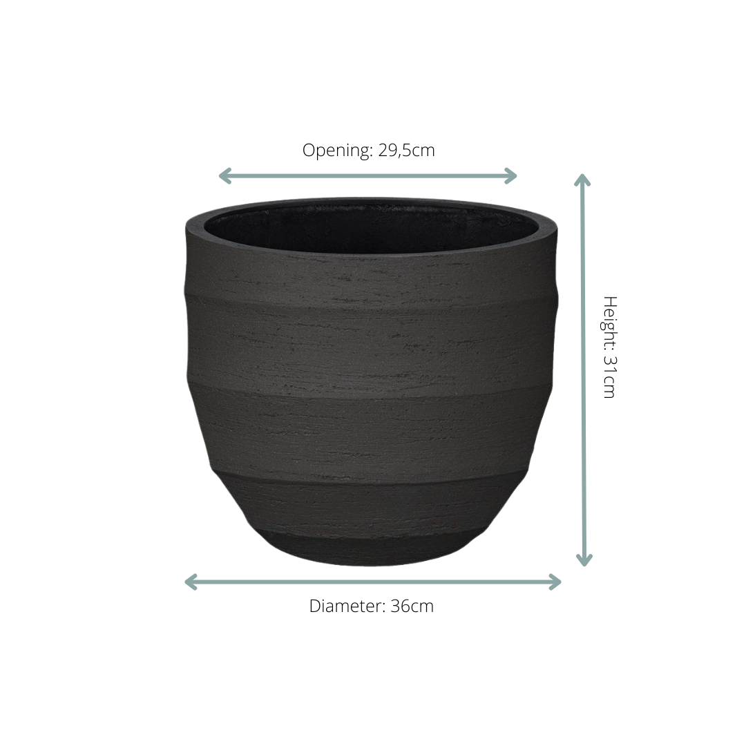 Pot Bordo New Egg Earth - D36 x H31 