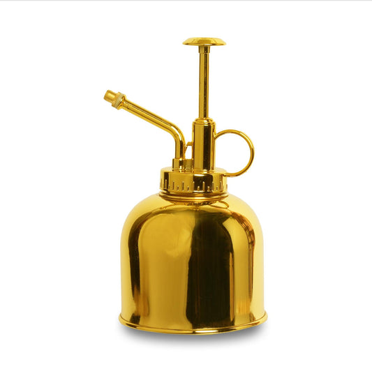 Pflanzensprüher Gold – Edelstahl 300ml – Feiner Nebel für Zimmerpflanzen, Terrarien & Kräuter 