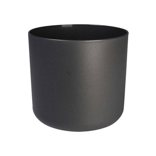Topf Soft Anthrazit – D22cm x H22cm – Moderner Pflanztopf in matter Betonoptik – Weicher Anthrazitton – Für Zimmerpflanzen & geschützte Außenbereiche 
