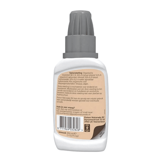 Pokon Bio Orchideenfutter – 250ml – 100% natürliche Pflanzennahrung – Für kräftige, gesunde Orchideen mit tiefgrünen Blättern und üppiger Blüte – Flüssigdünger NPK 3-2-5 