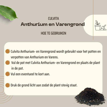 Blumenerde für Anthurium und Farne - Anthurium und Fernerde - 5 Liter