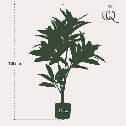 Kunstpflanze - Croton Codiaeum - Wunderstrauch - 95 cm